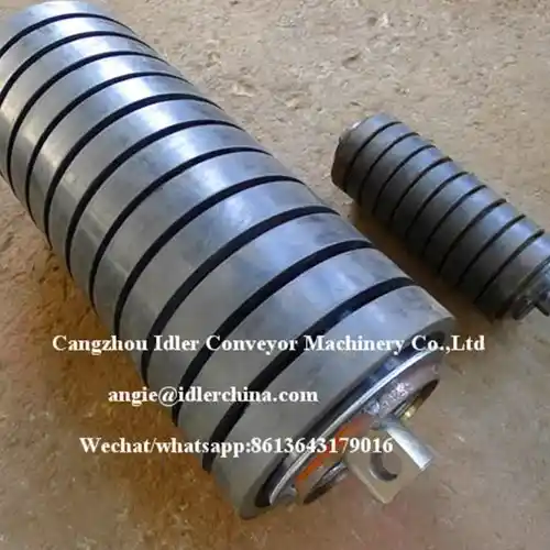 Conveyor Rubber Disc Impact Roller